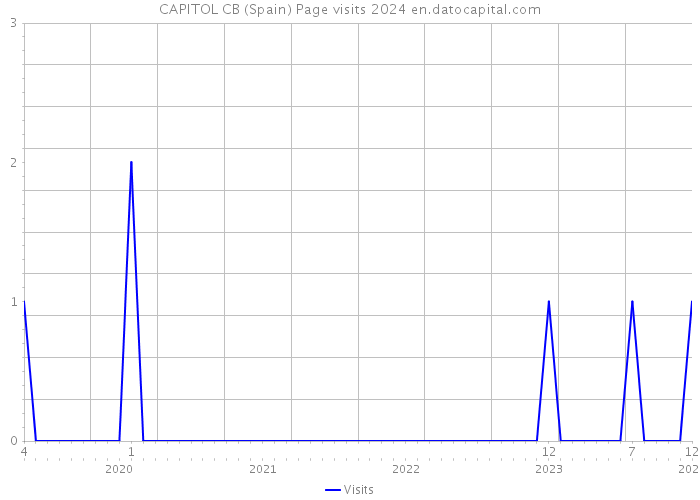 CAPITOL CB (Spain) Page visits 2024 
