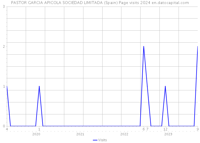 PASTOR GARCIA APICOLA SOCIEDAD LIMITADA (Spain) Page visits 2024 