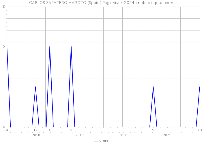 CARLOS ZAPATERO MAROTO (Spain) Page visits 2024 