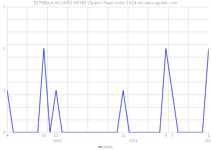 ESTRELLA ALCAÑIZ REYES (Spain) Page visits 2024 