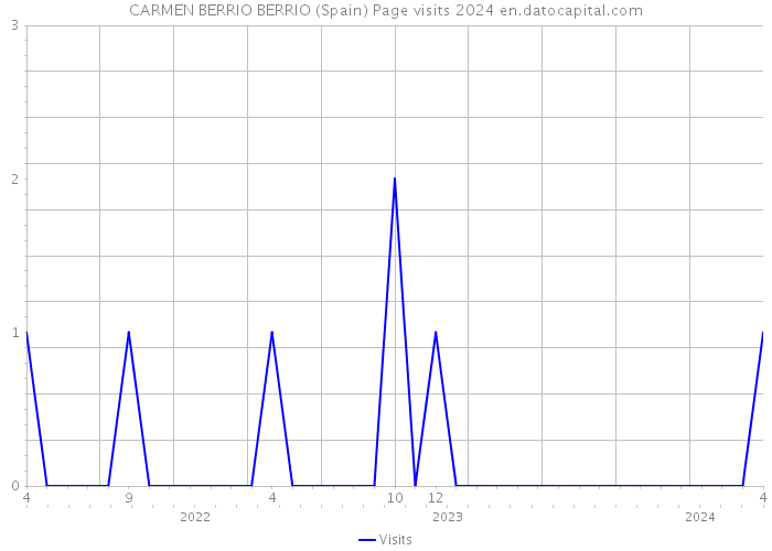 CARMEN BERRIO BERRIO (Spain) Page visits 2024 
