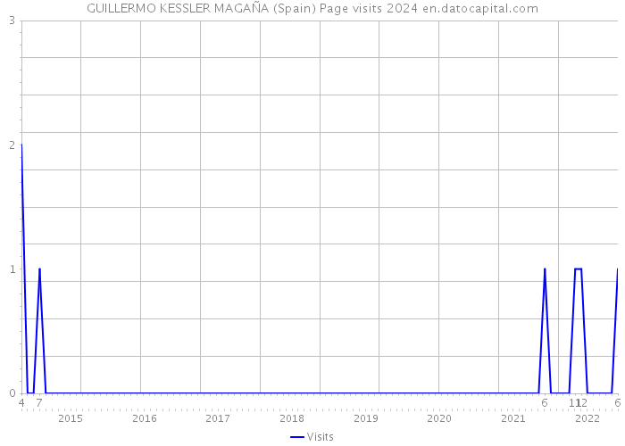 GUILLERMO KESSLER MAGAÑA (Spain) Page visits 2024 