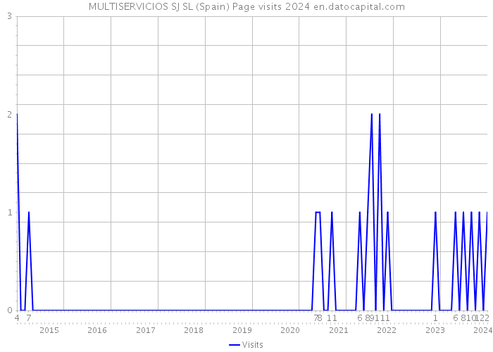 MULTISERVICIOS SJ SL (Spain) Page visits 2024 