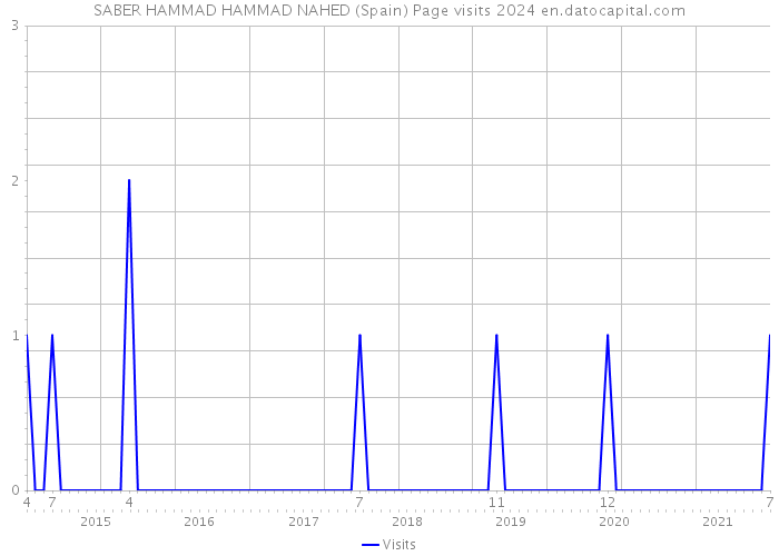 SABER HAMMAD HAMMAD NAHED (Spain) Page visits 2024 