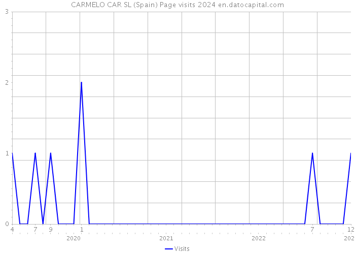 CARMELO CAR SL (Spain) Page visits 2024 