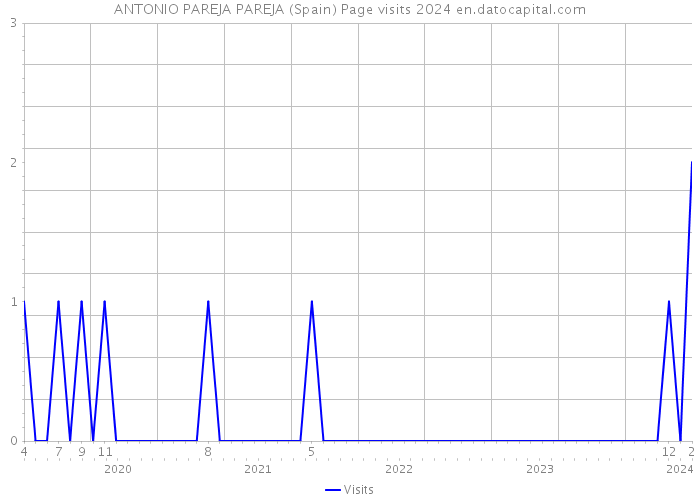 ANTONIO PAREJA PAREJA (Spain) Page visits 2024 