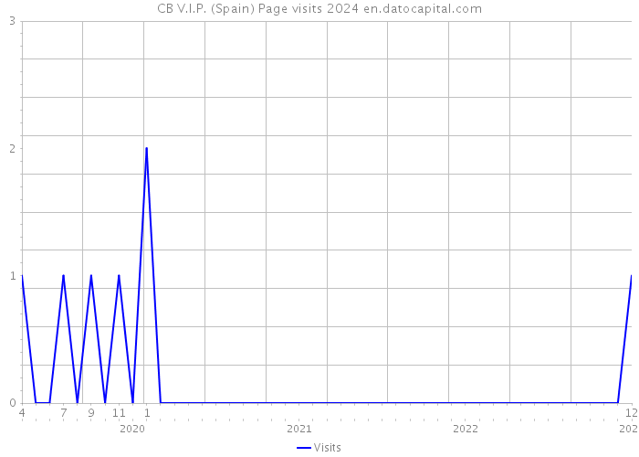 CB V.I.P. (Spain) Page visits 2024 