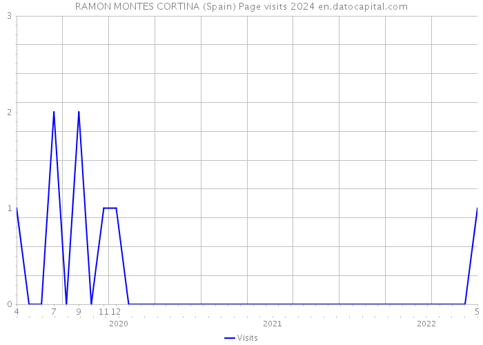 RAMON MONTES CORTINA (Spain) Page visits 2024 