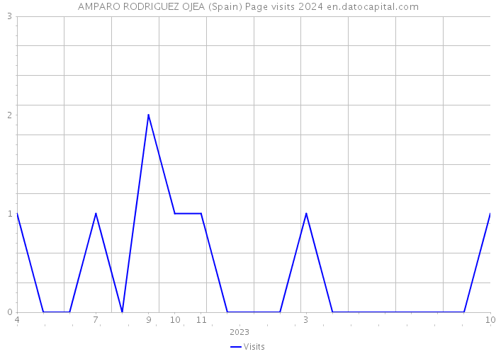 AMPARO RODRIGUEZ OJEA (Spain) Page visits 2024 