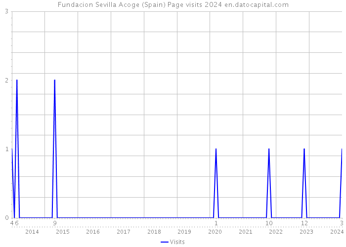 Fundacion Sevilla Acoge (Spain) Page visits 2024 