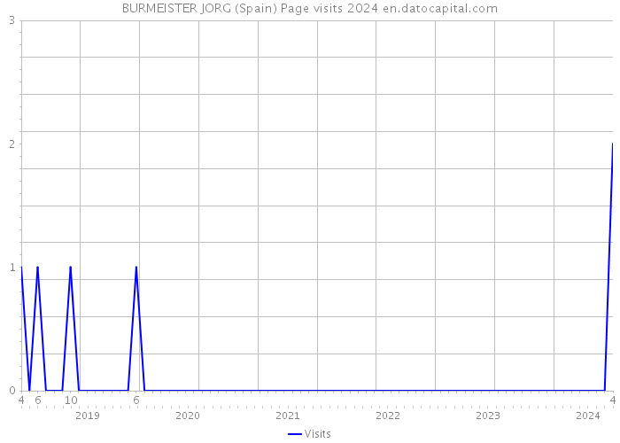 BURMEISTER JORG (Spain) Page visits 2024 