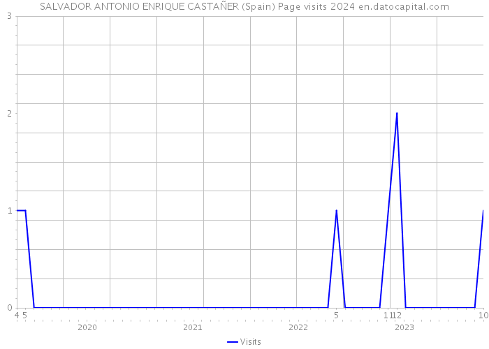 SALVADOR ANTONIO ENRIQUE CASTAÑER (Spain) Page visits 2024 