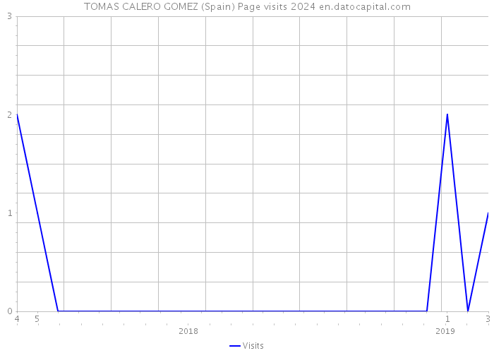 TOMAS CALERO GOMEZ (Spain) Page visits 2024 