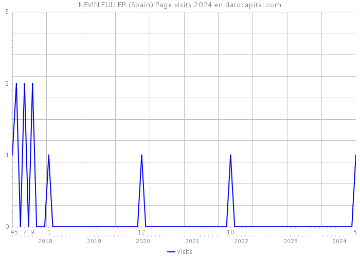 KEVIN FULLER (Spain) Page visits 2024 