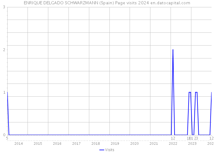 ENRIQUE DELGADO SCHWARZMANN (Spain) Page visits 2024 