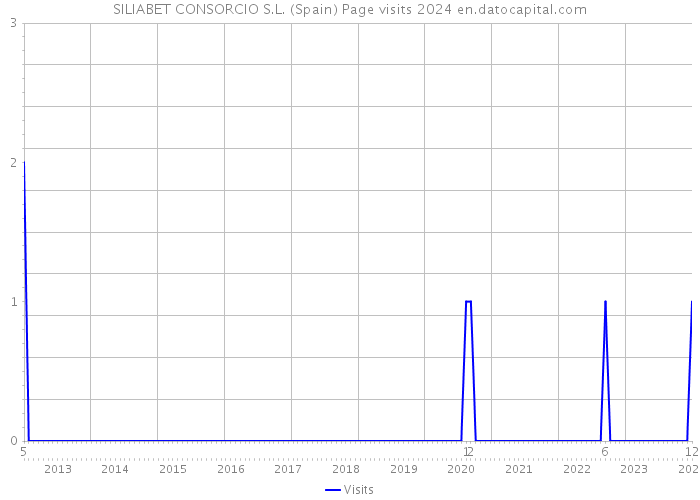 SILIABET CONSORCIO S.L. (Spain) Page visits 2024 