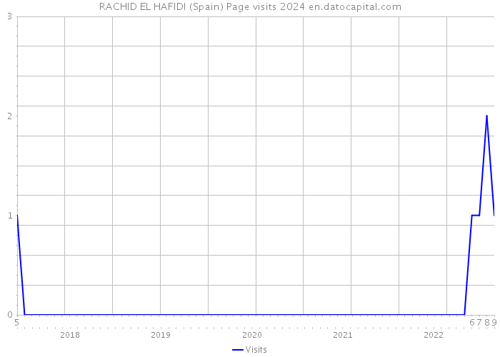 RACHID EL HAFIDI (Spain) Page visits 2024 