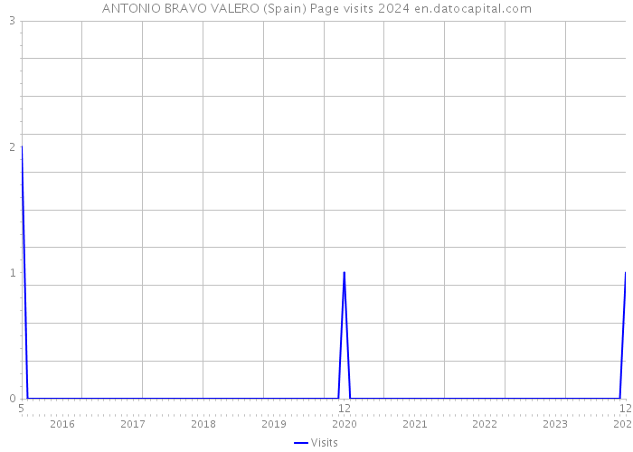 ANTONIO BRAVO VALERO (Spain) Page visits 2024 
