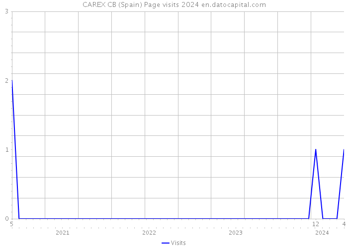 CAREX CB (Spain) Page visits 2024 