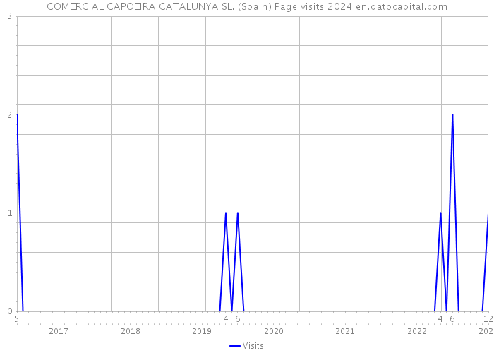 COMERCIAL CAPOEIRA CATALUNYA SL. (Spain) Page visits 2024 
