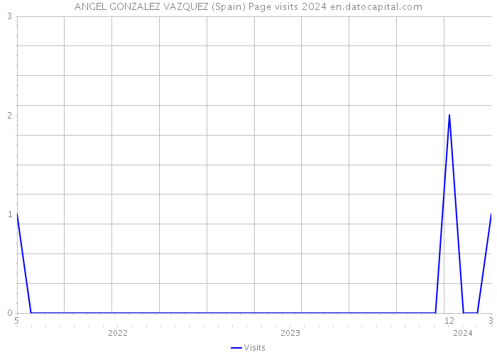 ANGEL GONZALEZ VAZQUEZ (Spain) Page visits 2024 