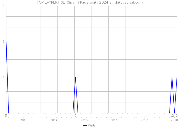 TOP E-XPERT SL. (Spain) Page visits 2024 