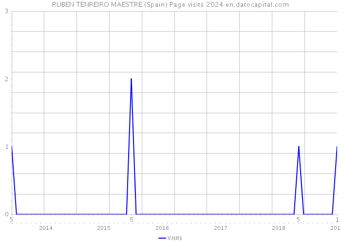 RUBEN TENREIRO MAESTRE (Spain) Page visits 2024 
