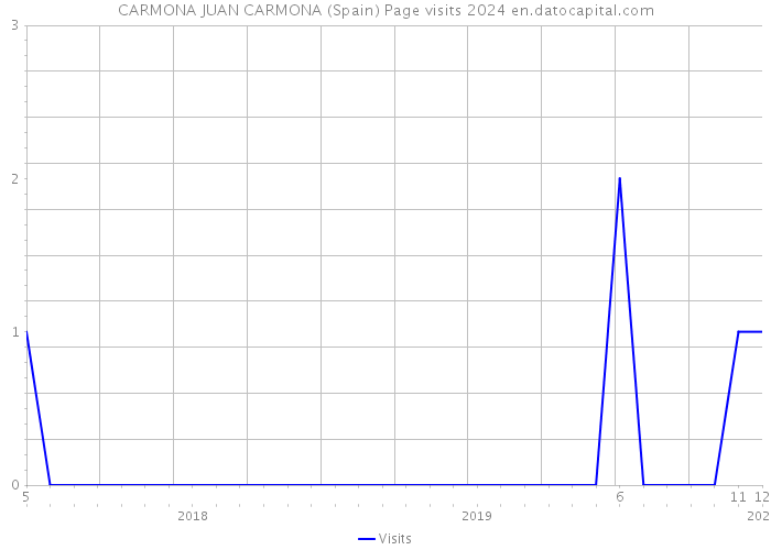 CARMONA JUAN CARMONA (Spain) Page visits 2024 