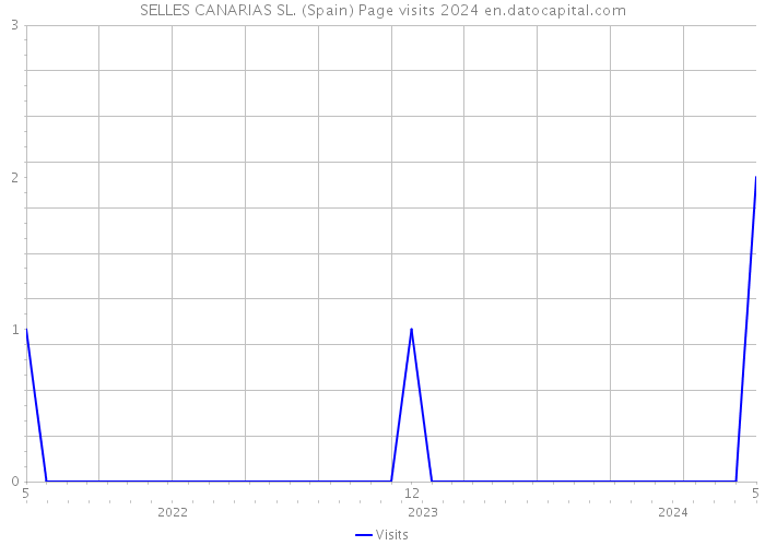 SELLES CANARIAS SL. (Spain) Page visits 2024 