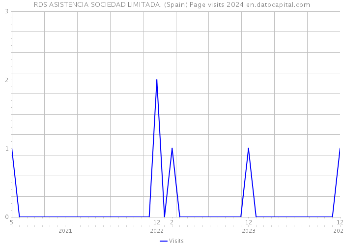RDS ASISTENCIA SOCIEDAD LIMITADA. (Spain) Page visits 2024 