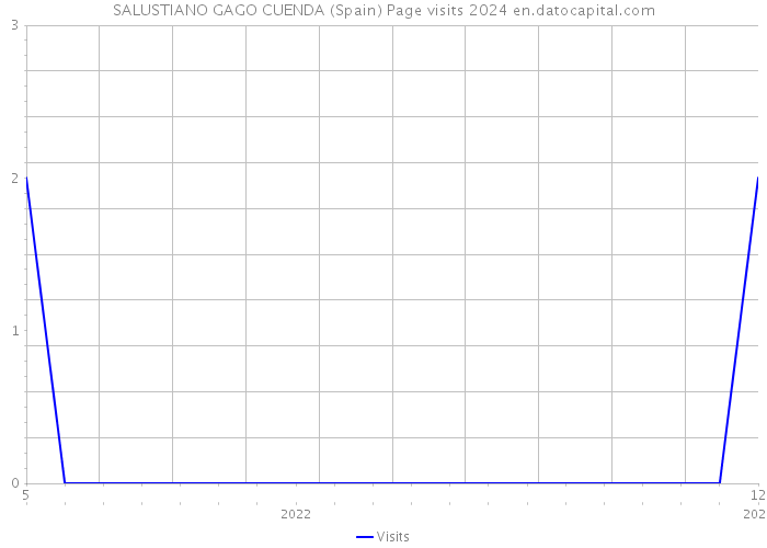 SALUSTIANO GAGO CUENDA (Spain) Page visits 2024 