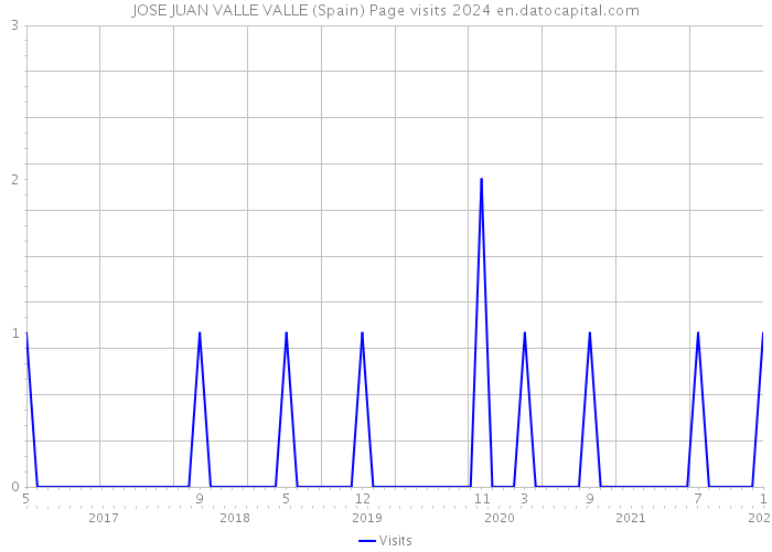 JOSE JUAN VALLE VALLE (Spain) Page visits 2024 