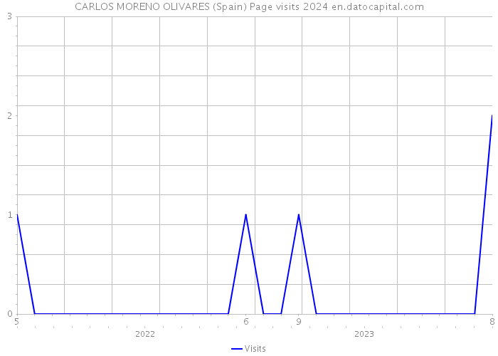 CARLOS MORENO OLIVARES (Spain) Page visits 2024 