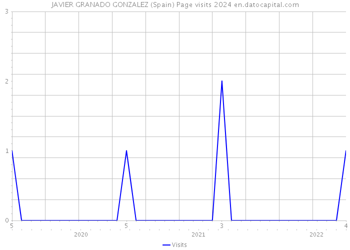 JAVIER GRANADO GONZALEZ (Spain) Page visits 2024 