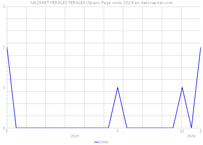 NAZARET PERALES PERALES (Spain) Page visits 2024 
