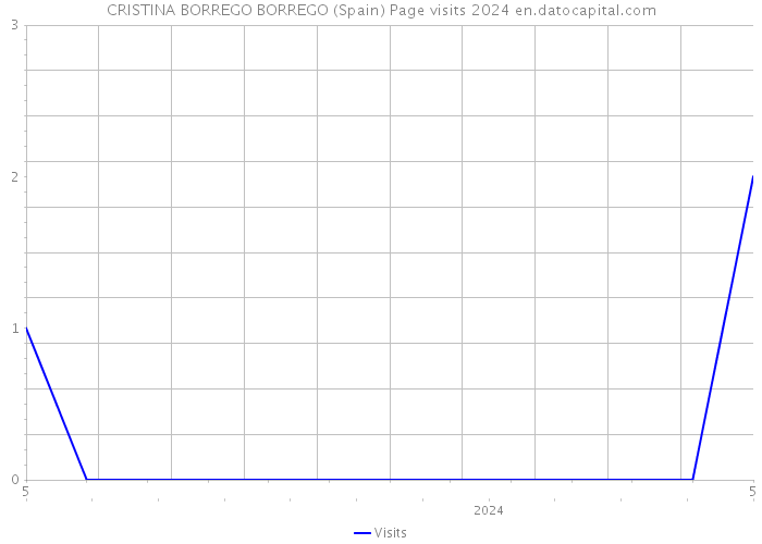 CRISTINA BORREGO BORREGO (Spain) Page visits 2024 
