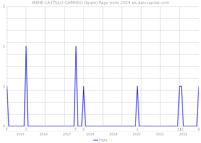IRENE CASTILLO GARRIDO (Spain) Page visits 2024 