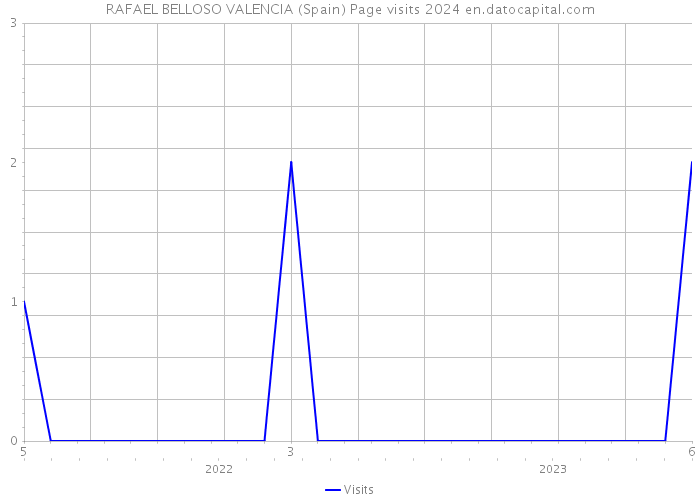 RAFAEL BELLOSO VALENCIA (Spain) Page visits 2024 