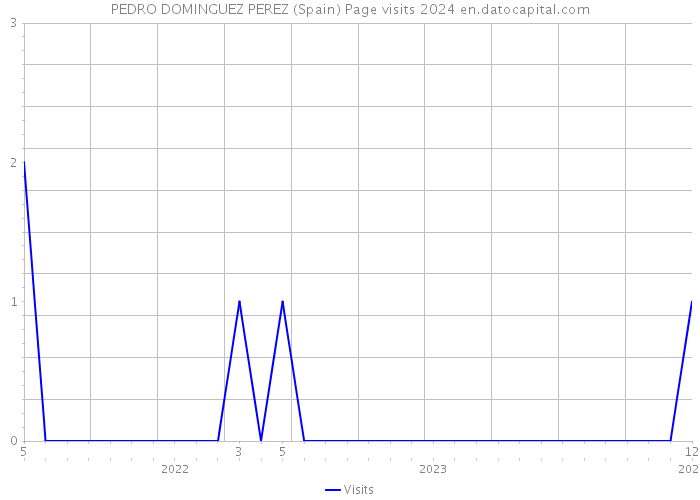 PEDRO DOMINGUEZ PEREZ (Spain) Page visits 2024 