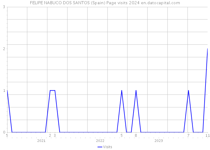 FELIPE NABUCO DOS SANTOS (Spain) Page visits 2024 