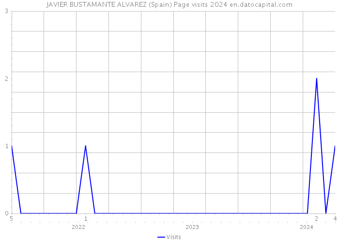 JAVIER BUSTAMANTE ALVAREZ (Spain) Page visits 2024 
