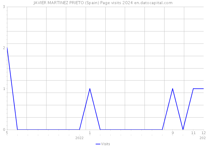 JAVIER MARTINEZ PRIETO (Spain) Page visits 2024 