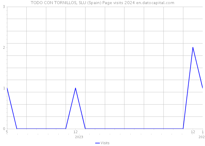TODO CON TORNILLOS, SLU (Spain) Page visits 2024 