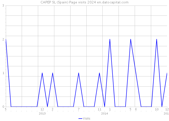 CAPEP SL (Spain) Page visits 2024 