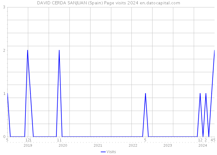 DAVID CERDA SANJUAN (Spain) Page visits 2024 