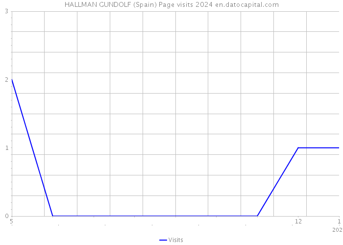 HALLMAN GUNDOLF (Spain) Page visits 2024 