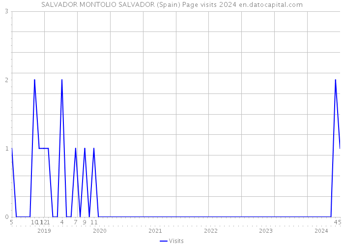 SALVADOR MONTOLIO SALVADOR (Spain) Page visits 2024 