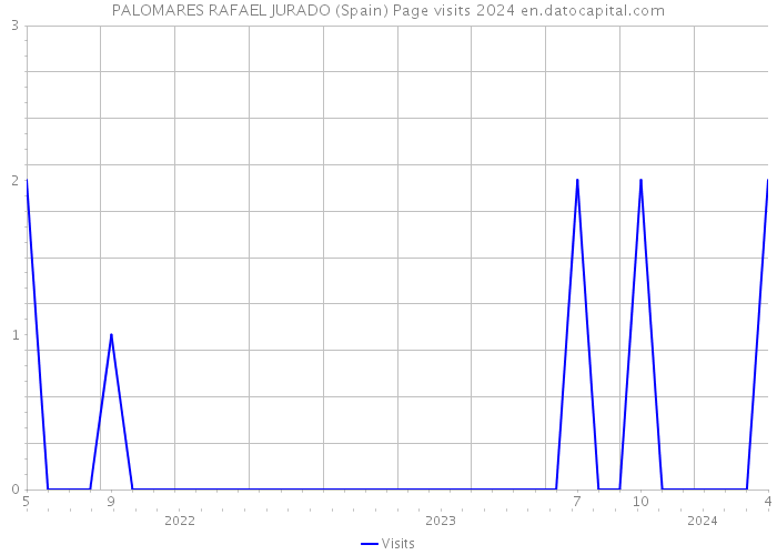PALOMARES RAFAEL JURADO (Spain) Page visits 2024 