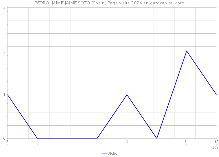 PEDRO-JAIME JAIME SOTO (Spain) Page visits 2024 