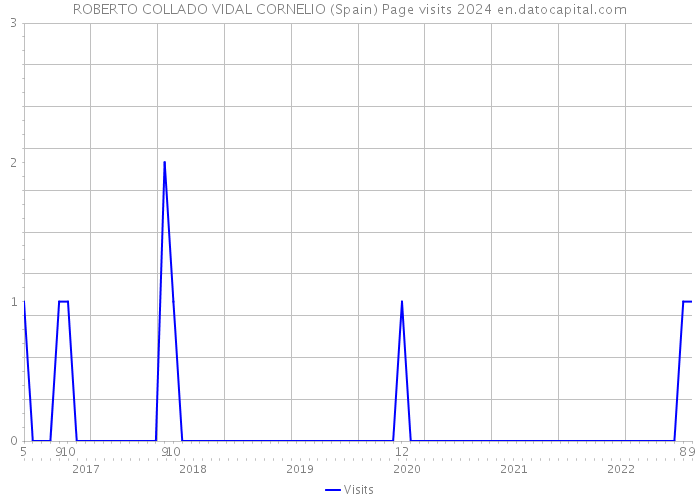 ROBERTO COLLADO VIDAL CORNELIO (Spain) Page visits 2024 